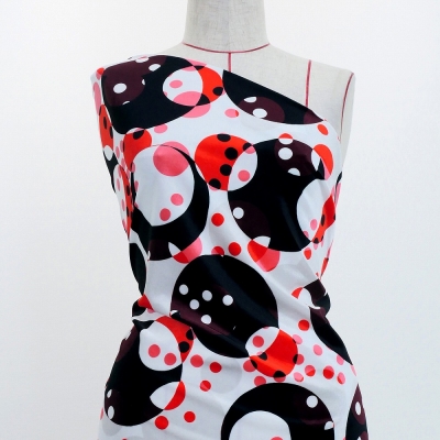 Flamenco Fabric / Dots / JKF-103-WHBK