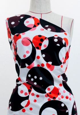Flamenco Fabric / Dots / JKF-103-WHBK