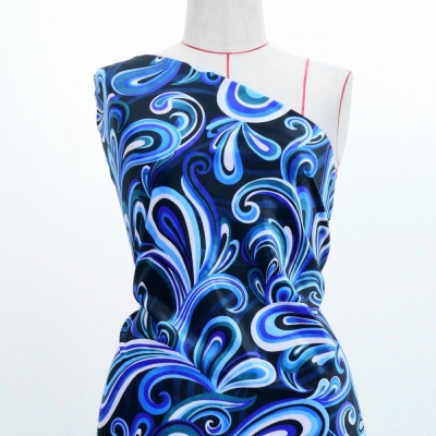 Flamenco Fabric / Paisley / JKF-105-BKBL