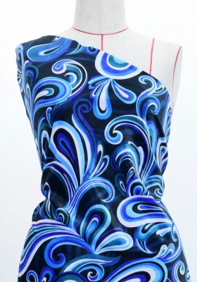 Flamenco Fabric / Paisley / JKF-105-BKBL