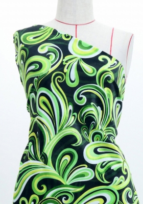 Flamenco Fabric / Paisley / JKF-105-BKGR