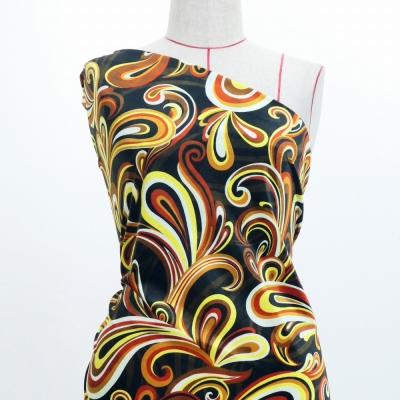 Flamenco Fabric / Paisley / JKF-105-BKYE