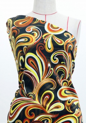 Flamenco Fabric / Paisley / JKF-105-BKYE