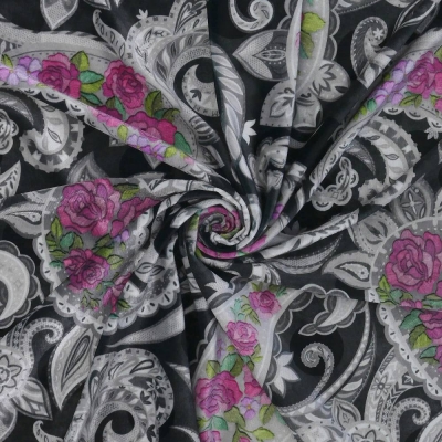 Flamenco Fabric / Paisley / JKF-107-BKPI