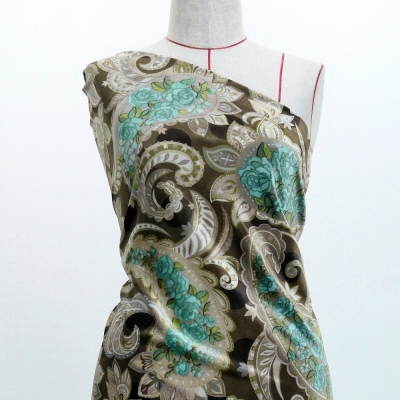 Flamenco Fabric / Paisley / JKF-107-BRTBL