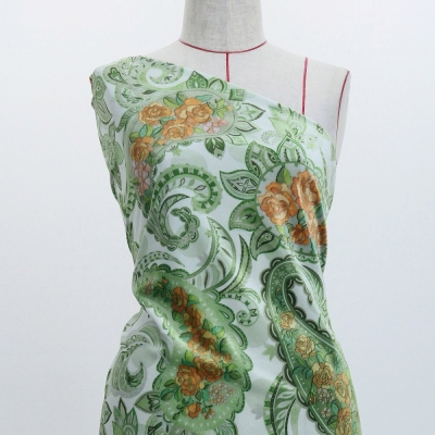 Flamenco Fabric / Paisley / JKF-107-GROR