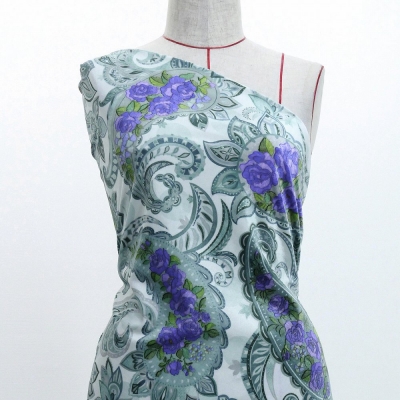 Flamenco Fabric / Paisley / JKF-107-GYPU