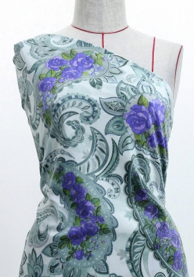 Flamenco Fabric / Paisley / JKF-107-GYPU