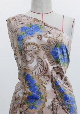 Flamenco Fabric / Paisley / JKF-107-PIBEBL