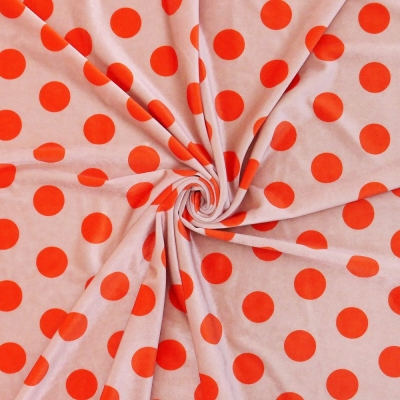 Flamenco Fabric / Dots / Pinkish Beige / JKF-113