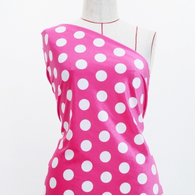 Flamenco Fabric / Dots / Cherry Pink / JKF-115