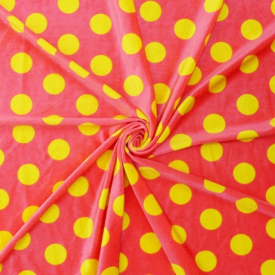 Flamenco Fabric / Dots / Salmon Pink / JKF-117