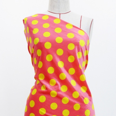 Flamenco Fabric / Dots / Salmon Pink / JKF-117