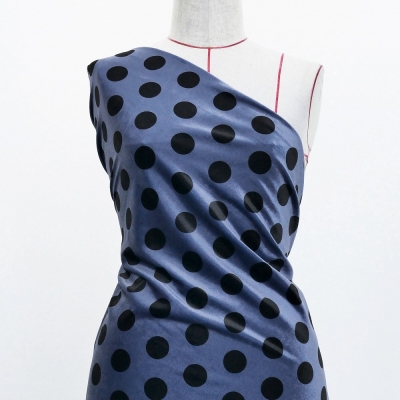 Flamenco Fabric / Dots / Purplish Gray / JKF-133
