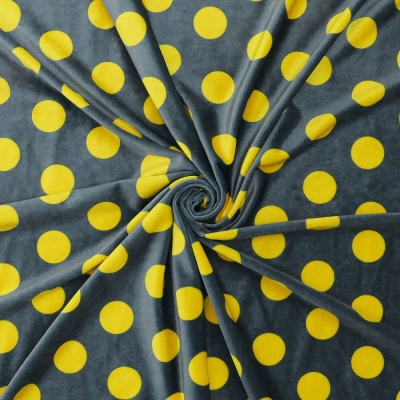 Flamenco Fabric / Dots / Dark Grayish Blue / JKF-135