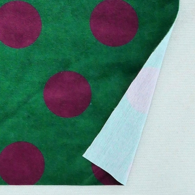 Flamenco Fabric / Smoky Dots / Dark Emerald Green / JKF-143