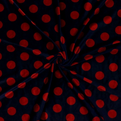 Flamenco Fabric / Smoky Dots / Navy / JKF-147