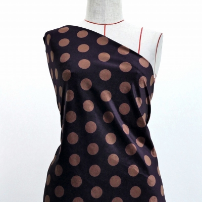 Flamenco Fabric / Smoky Dots / Dark Purple / JKF-155