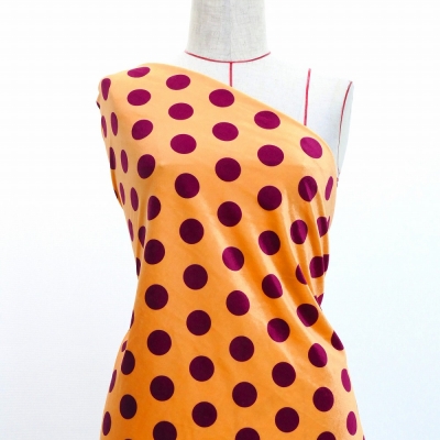 Flamenco Fabric / Smoky Dots / Peach / JKF-165