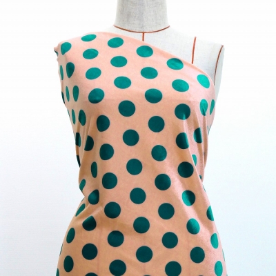 Flamenco Fabric / Smoky Dots / Light Salmon / JKF-169