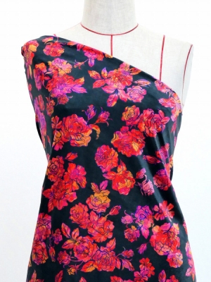 Flamenco Fabric / Rose / JKF-183-BK