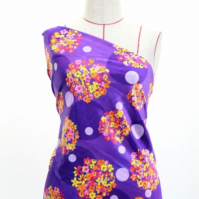 Flamenco Fabric / Floral & Dots / JKF-185-PU