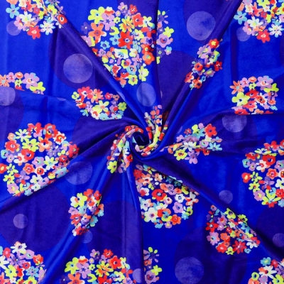 Flamenco Fabric / Floral & Dots / JKF-185-RBL