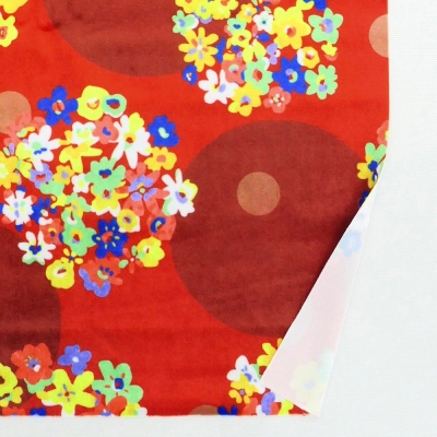 Flamenco Fabric / Floral & Dots / JKF-185-RD