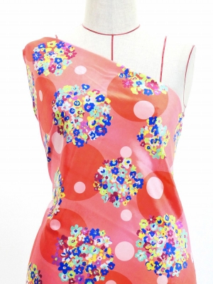 Flamenco Fabric / Floral & Dots / JKF-185-SPI