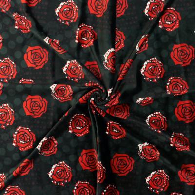 Flamenco Fabric / Rose & Dots / JKF-187-BK