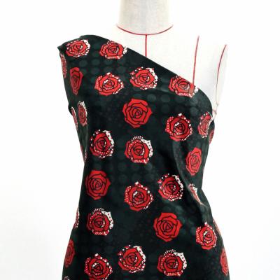 Flamenco Fabric / Rose & Dots / JKF-187-BK