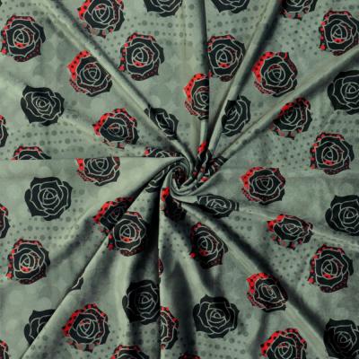 Flamenco Fabric / Rose & Dots / JKF-187-GY