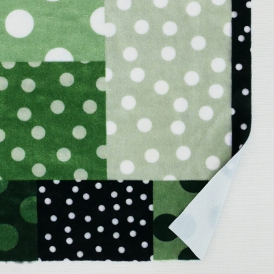 Flamenco Fabric / Dots & Patchwork Style / JKF-195-GYGR