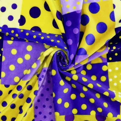 Flamenco Fabric / Dots & Patchwork Style / JKF-195-YEPU