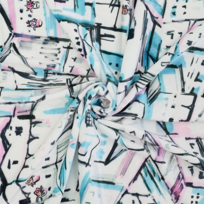 Flamenco Fabric / Townscape Pattern / JKF-197-LBL