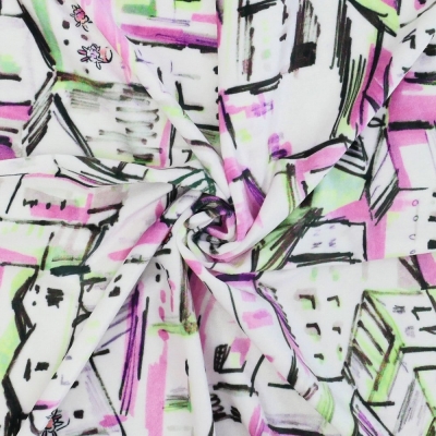 Flamenco Fabric / Townscape Pattern / JKF-197-PI