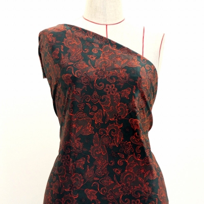 Flamenco Fabric / Lace Print / JKF-700-BKRD