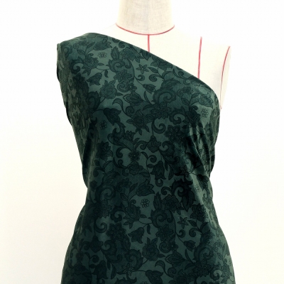 Flamenco Fabric / Lace Print / JKF-700-BK