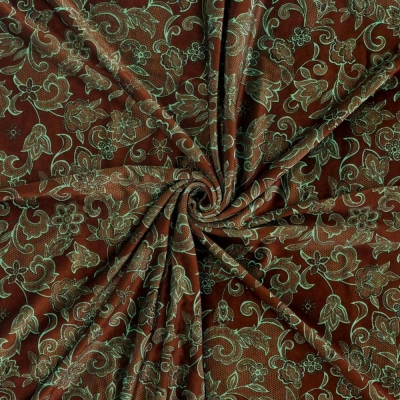 Flamenco Fabric / Lace Print / JKF-700-BRLGR