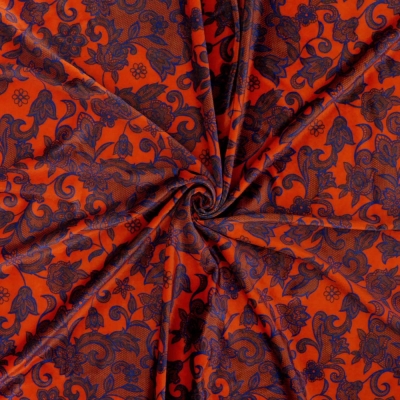 Flamenco Fabric / Lace Print / JKF-700-ORBL