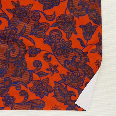 Flamenco Fabric / Lace Print / JKF-700-ORBL