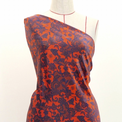 Flamenco Fabric / Lace Print / JKF-700-ORBL