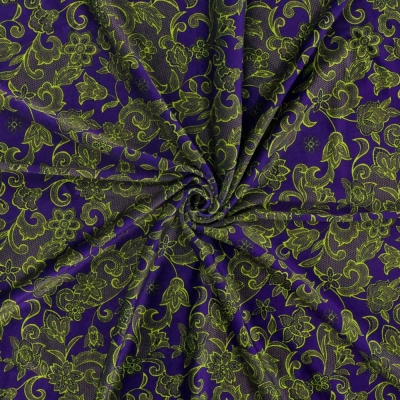 Flamenco Fabric / Lace Print / JKF-700-PUYE