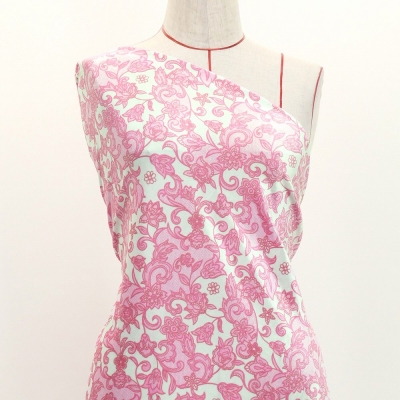 Flamenco Fabric / Lace Print / JKF-700-WHPI