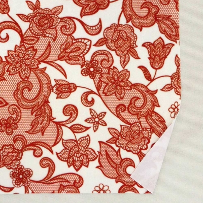 Flamenco Fabric / Lace Print / JKF-700-WHRD
