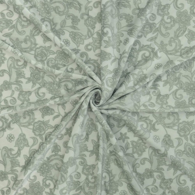 Flamenco Fabric / Lace Print / JKF-700-WH