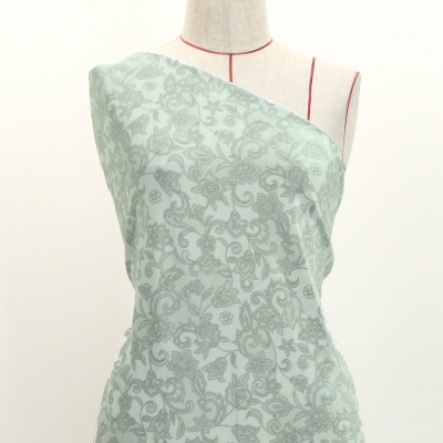 Flamenco Fabric / Lace Print / JKF-700-WH