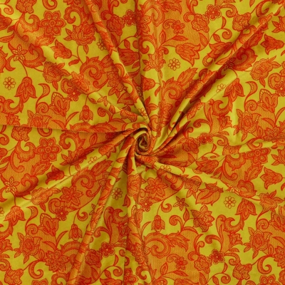 Flamenco Fabric / Lace Print / JKF-700-YERD