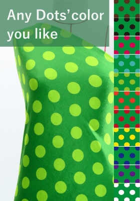 Flamenco Fabric / Dots / Green / JKF-043