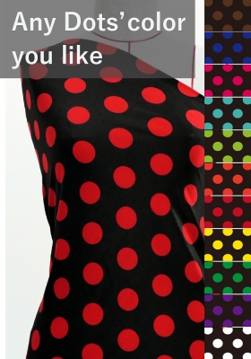 Flamenco Fabric / Dots / Black / JKF-039